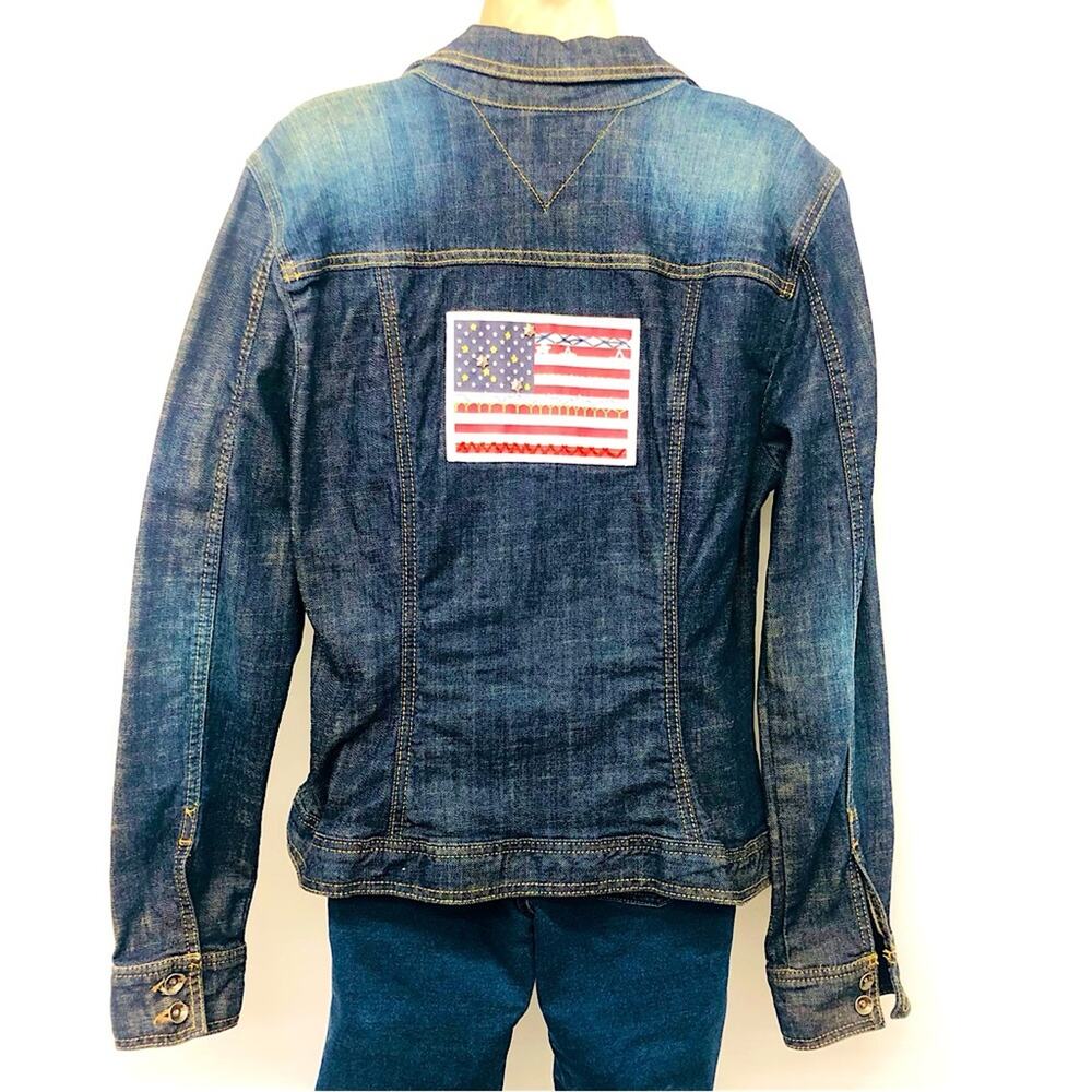 Tommy Hilfiger Patriotic Denim Trucker Jacket